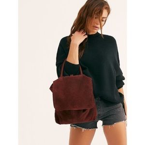 NWT Free People We The Free Paris Convertible Backpack Wine🍷 Color